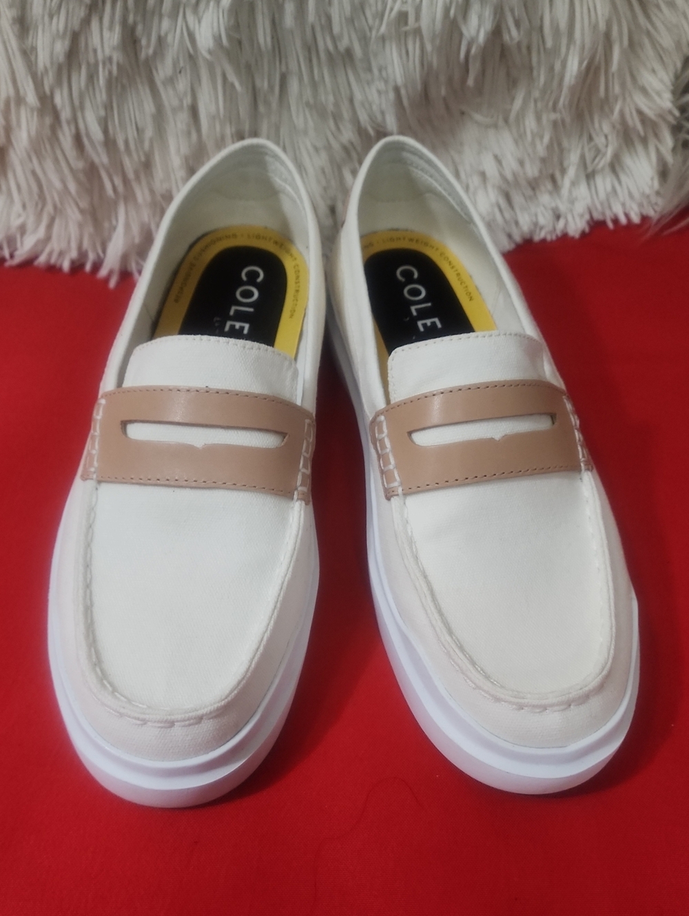Cole Haan Womens Grandpro Rally Canvas Penny Loafers Flats Casual Shoes